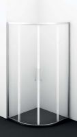 Душевой уголок с раздвижными дверьми WasserKRAFT Main 41S01 900х900х1900 полукруглый