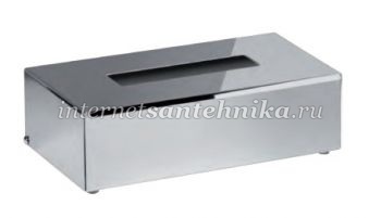 Салфетница прямоугольная Box metal хром Windisch 87130CR ― магазин ИнтернетСантехника
