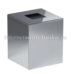 Салфетница кубическая Box metal хром Windisch 87137CR ― магазин ИнтернетСантехника