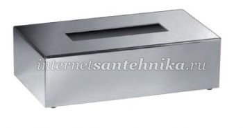 Салфетница прямоугольная Box metal хром Windisch 87139CR ― магазин ИнтернетСантехника