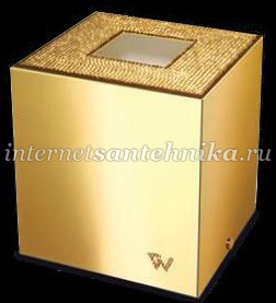 Салфетница кубическая Starlight square хром+SW  Windisch 87549CR ― магазин ИнтернетСантехника