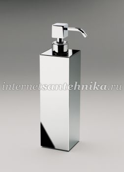 Дозатор для жидкого мыла 50х50х200h. Windisch Box metal 90418 ― магазин ИнтернетСантехника