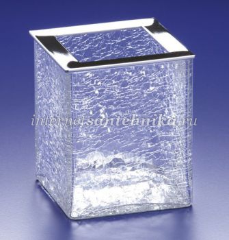 Стакан Box cracked crystal хром+хрусталь кракле Windisch 91129CR ― магазин ИнтернетСантехника
