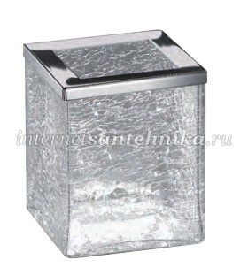 Стакан Box cracked crystal хром+хрусталь кракле Windisch 91149CR ― магазин ИнтернетСантехника