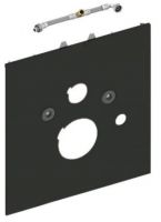 Стеклянная панель TECElux для установки унитазов-биде (Geberit Aquaclean Sela и т. п.), нижняя, стекло черное 9650108