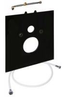 Стеклянная панель TECElux для установки унитаза-биде TECEone (черная) 9650110