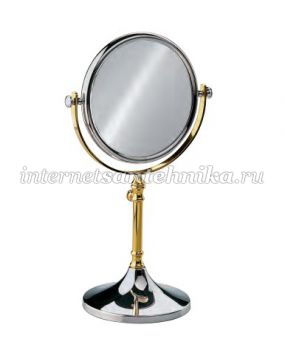 Зеркало настольное круглое хром Windisch 99104CR 3X ― магазин ИнтернетСантехника