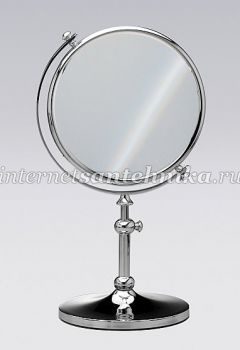 Зеркало настольное круглое хром Windisch 99111CR 2X ― магазин ИнтернетСантехника