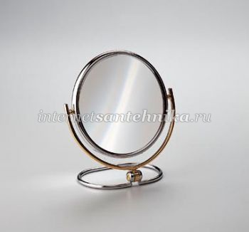 Зеркало настольное круглое хром Windisch 99121CR 2X ― магазин ИнтернетСантехника