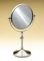 Косметическое зеркало настольное круглое h.360/410 -d. 185 Windisch Сylinder ribbed 99132