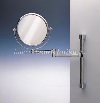Зеркало настенное круглое двойной поворот на штанге хром Windisch 991403CR 5XOP ― магазин ИнтернетСантехника