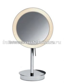 Зеркало настольное с диодной подсветкой сенсорное хром Windisch 99856CR 5X ― магазин ИнтернетСантехника