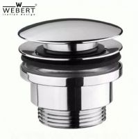 Донный клапан Webert Comfort AC0405 click-clack Хром
