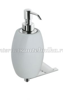 Дозатор жидкого мыла Webert Aria AI500201 Хром/белый ― магазин ИнтернетСантехника