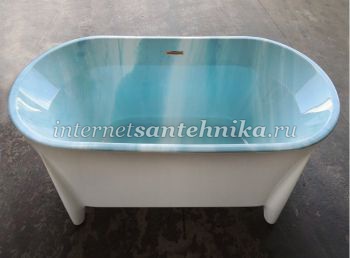 Акриловая ванна BELBAGNO BB40-1700-MARINE, 1730x830x660 ― магазин ИнтернетСантехника