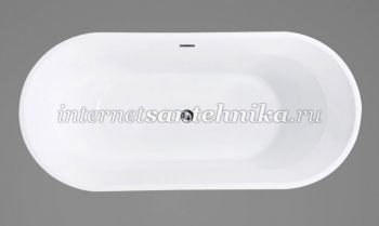 Акриловая ванна BELBAGNO BB40-1700, 1730x830x660 ― магазин ИнтернетСантехника