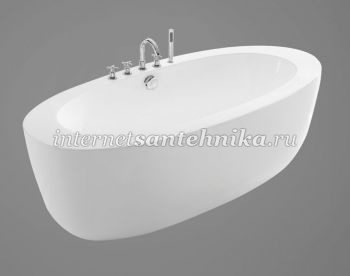 Акриловая ванна BELBAGNO BB49-1750, 1750x850x580 ― магазин ИнтернетСантехника