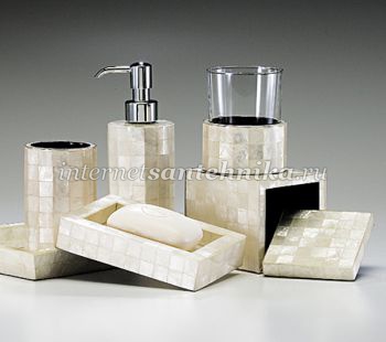 Аксессуар для ванной Дозатор для жидкого мыла Capiz Ivory 61372 ― магазин ИнтернетСантехника