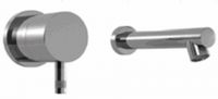 Diametrotrentacinque E0BA0113SPDX Двухсекционный встраиваемый в стену смеситель для раковины - излив 140 мм справа (диаметр ручки 45 мм)