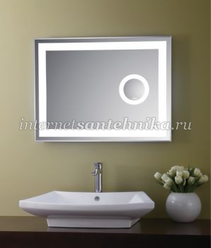 Зеркало со встроенной подсветкой Esbano ES-1668H 800х600 ― магазин ИнтернетСантехника
