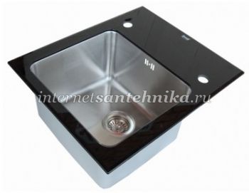 Zorg GL-5061-BLACK Мойка для кухни ― магазин ИнтернетСантехника
