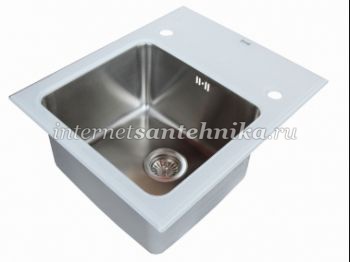 Zorg GL-5061-WHITE Мойка для кухни ― магазин ИнтернетСантехника