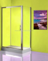 Боковая стенка GRANADA FP для двери SD Olive`S, 97,5-100x190 см, стекло - прозрачное, профиль - Silver глянцевый, GRANFP-100-01C