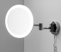 WasserKRAFT K-1004 Зеркало с LED-подсветкой, 3-х кратным увеличением