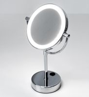 WasserKRAFT K-1005 Зеркало с LED-подсветкой двухстороннее, стандартное и с 3-х кратным увеличением
