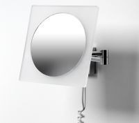 WasserKRAFT K-1008 Зеркало с LED-подсветкой, 3-х кратным увеличением