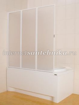 Шторка на ванну  Sanplast  KW-3-c-120 biP ― магазин ИнтернетСантехника