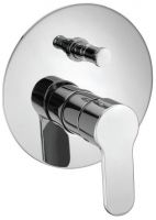 Встраиваемый смеситель для ванны и душа с переключателем цвет хром Cezares LACONICO-VDI-01