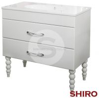 Shiro Тумба для ванной комнаты Lucia 91 молочный Ретро