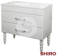 Shiro Тумба для ванной комнаты Lucia 121 белый Ретро