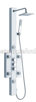 Душевая панель Gllon SL050LT серебро матовое, артикул 07010500-02    ― магазин ИнтернетСантехника