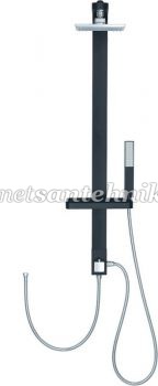 Душевая стойка Gllon SL065-B черный, артикул 07010650-04   ― магазин ИнтернетСантехника