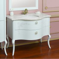 Мебель для ванной Комплект Shiro Velici 108-2 белая Ретро