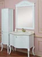 Мебель для ванной Комплект Shiro Velici 108-1 белая Ретро