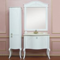 Мебель для ванной Комплект Shiro Velici 108-1 белая Ретро