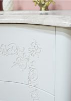 Мебель для ванной Комплект Shiro Velici 91-2 белая Ретро