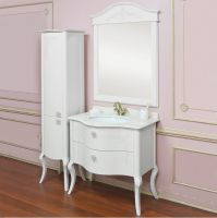 Мебель для ванной Комплект Shiro Velici 91-2 белая Ретро