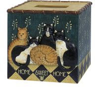 Бокс для салфеток Blonderhome Country Cats by Linda Spivey XCATS005R