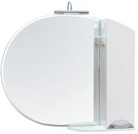 Зеркало Глория (ZGLP105) с шкафчиком и подсветкой 
