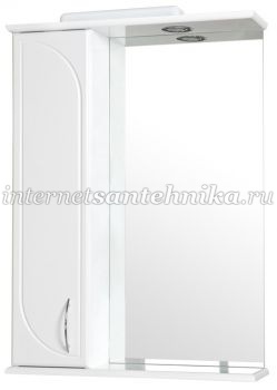 Зеркало Оптима ZSP-60 с шкафчиком и подсветкой ― магазин ИнтернетСантехника