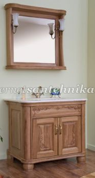 Мебель для ванной комнаты Аллигатор мебель коллекция Classic ALC 90А (цвет L) зеркало в раме ― магазин ИнтернетСантехника