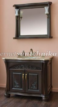 Мебель для ванной комнаты Аллигатор мебель коллекция Classic ALC 90Е (цвет 92) зеркало в раме ― магазин ИнтернетСантехника