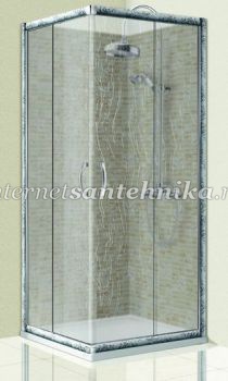 Душевой уголок прямоугольный 120х80х185 Cezares (Цезарис) Art-Gotico AH2 ― магазин ИнтернетСантехника