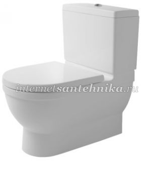 Напольный унитаз Big Toilet Duravit Starck3 2104090000 ― магазин ИнтернетСантехника
