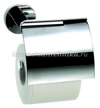 Держатель туалетной бумаги с крышкой Geesa 6008-02 ― магазин ИнтернетСантехника
