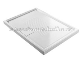 Душевой поддон прямоугольный керамический 100х80 Hatria (Хатрия) LEAF YXE7 ― магазин ИнтернетСантехника